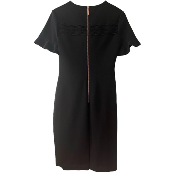 ❤️ NWT! Ted Baker London Black ‘Livsia’ Lace Insert Dress - Picture 7 of 12